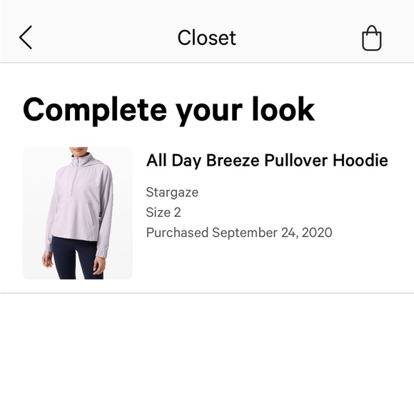 Lululemon All Day Breeze Pullover Size 2 - Picture 4 of 4